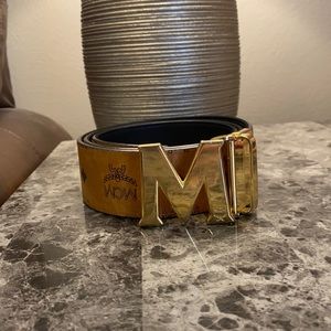 Men’s MCM Reversible Belt -Brown/Black